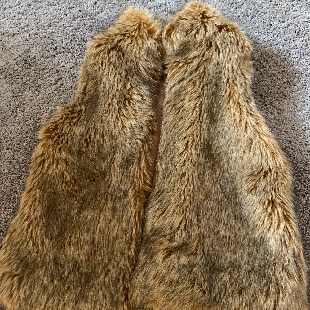 Faux fur vest